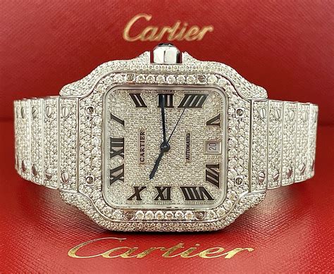 cartier men's watches with diamond.